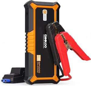 5. GOOLOO 4000A Peak Car Jump Starter