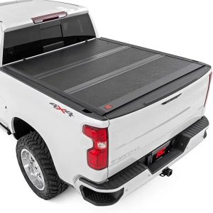 1. Rough Country Truck Bed Tonneau Cover for Chevy Silverado 1500