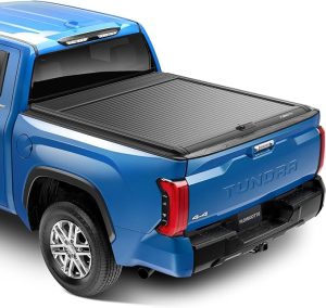 2. Flowkottu Retractable Tonneau Cover for Toyota Tundra