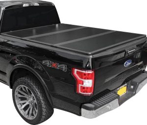 2. Tutel Folding Truck Bed Cover for Ford F150