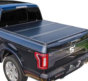 2. WHALEMOTOR Folding Tonneau Cover for Toyota Tacoma