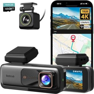 4. BOTSLAB 4K Dash Cam Front and Rear