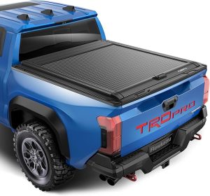 5. Flowkottu Retractable Tonneau Cover for Toyota Tacoma