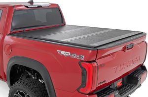 5. Rough Country Hard Tri-Fold Tonneau Cover for Toyota Tundra